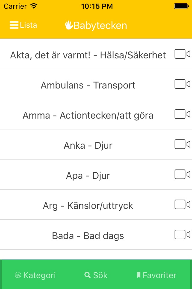 Babytecken Svenska screenshot 2