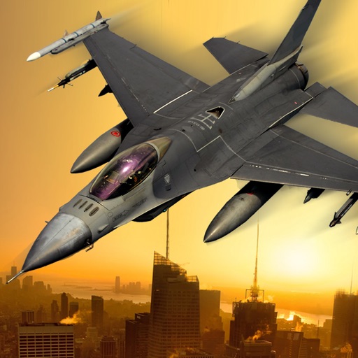 Jet Fighter Dogfight Chase - Hybrid Flight Simulation and Action game 2016 iOS App