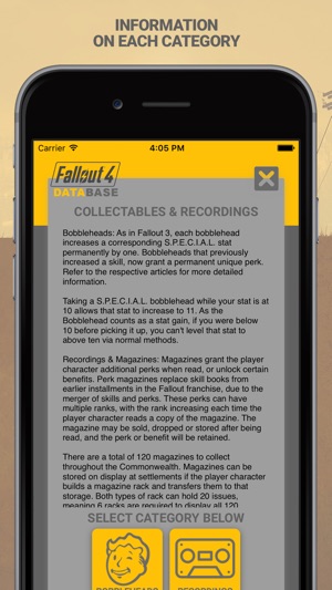 Game Database for Fallout 4(圖3)-速報App