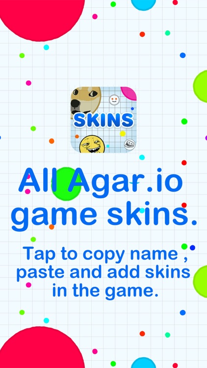 Skins for Agar.io !