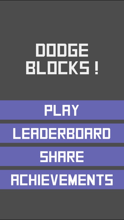 Dodge Blocks! - A free tiles dodging endless game