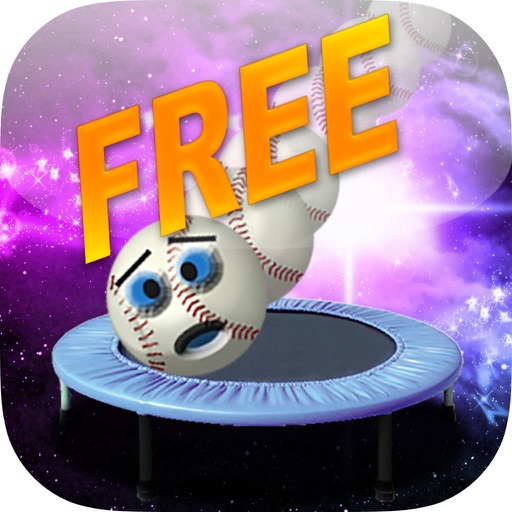 Traumatic Trampoline Ball Action Free Icon
