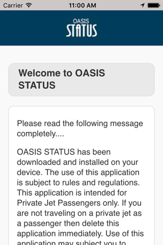 OASIS STATUS screenshot 2