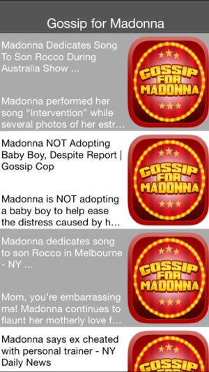 Gossip for Madonna