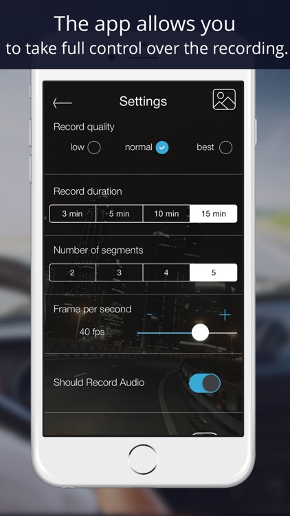 Road watcher: dash camera, car video recorder.