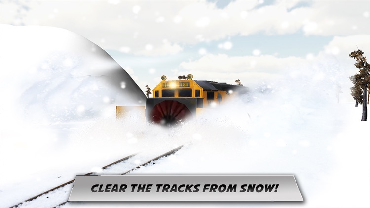 Snow Plow Rescue Train Driving 3D Simulator