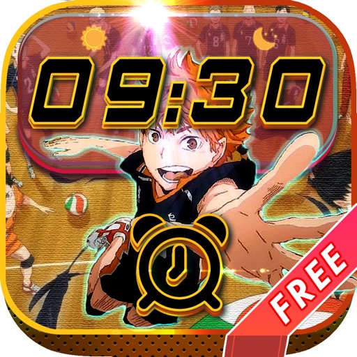 iClock – Manga & Anime : Alarm Clock Haikyuu!! Wallpapers , Frames and Quotes Maker For Free icon