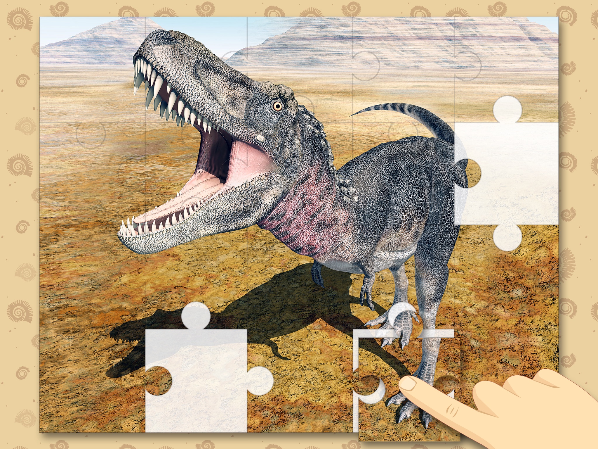 Dinosaurs Prehistoric Animals Jigsaw Puzzles : free logic game for toddlers, preschool kids, little boys and girls screenshot 4