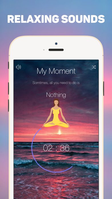How to cancel & delete Yoga Moment : Relaxing Sounds HD - White Noise,Oriental Meditation & mindfulness Positive thinking from iphone & ipad 2