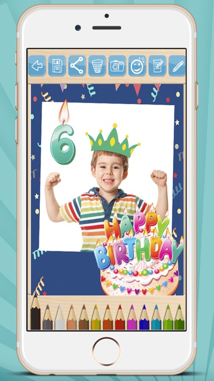 Create cards and postcards to wish happy birthday - Premium