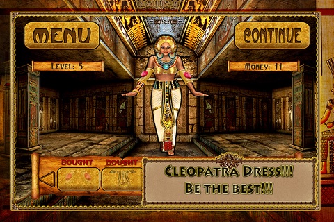Cleopatra Dress - Egyptian Costumes Gold Edition screenshot 3