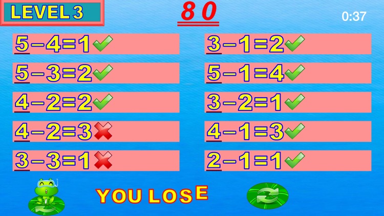Easy learning subtraction - Smart frog kids math screenshot-4