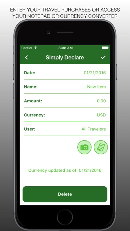 Simply Declare Travel App PRO