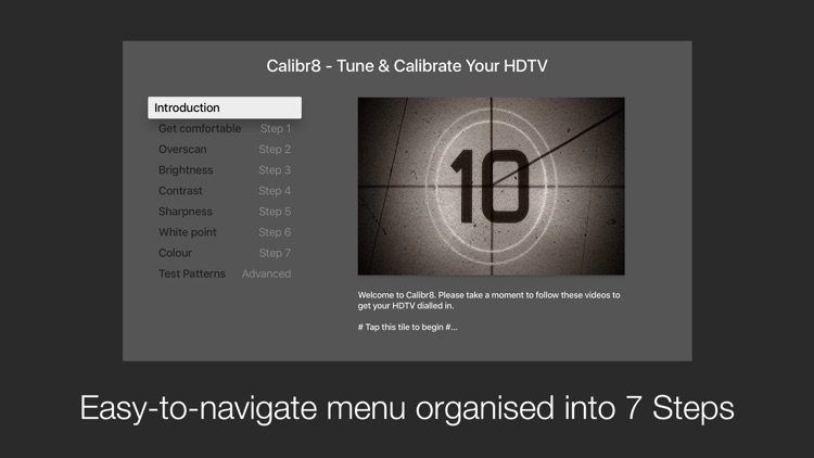 Calibr8 - Instructions & Professional-grade Calibration Test Patterns to Tune Up your HDTV