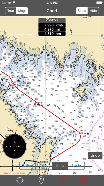 Lake Mead (Las Vegas) - Raster Nautical Charts screenshot-3