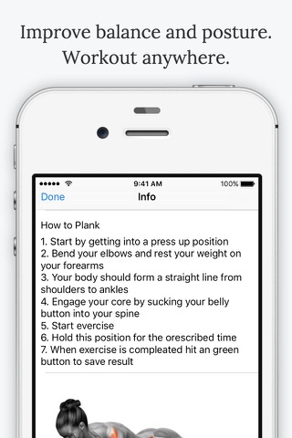 Daily Plank bodyweight workout screenshot 4