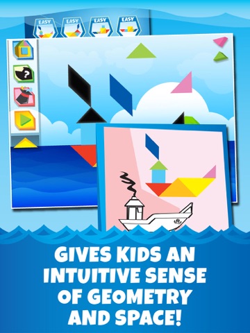 Kids Learning Puzzles: Ships & Boats, K12 Tangram - náhled