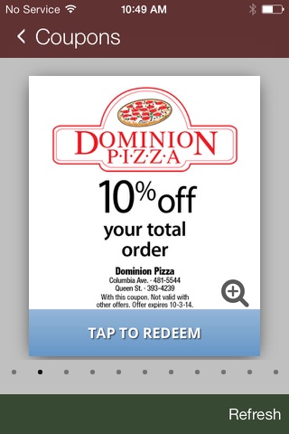 Dominion Pizza screenshot 3