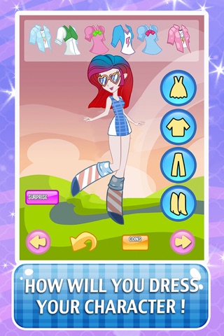 Princess Monster Dress-Up Games for Girls - High my little equestria pony characters edition screenshot 2