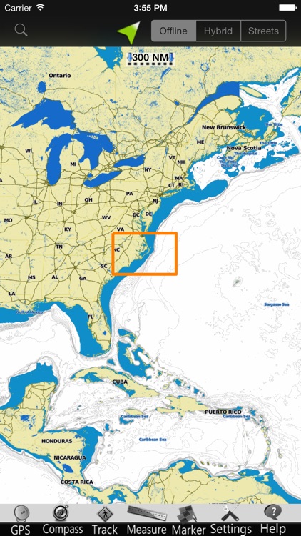 North Carolina nautical chart GPS tracker screenshot-4