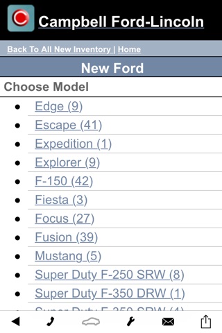 Campbell Ford Lincoln screenshot 3