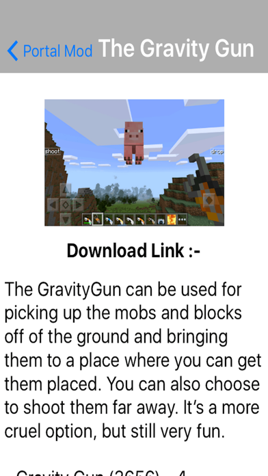 Gravity Gun Featuring Portal For Minecraft Edition Screenshot 2