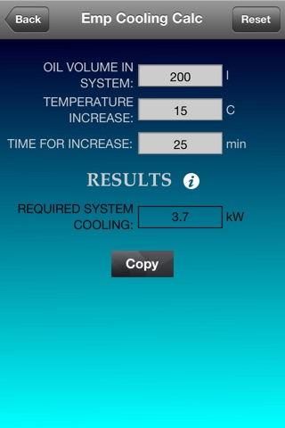 Hydraulic Heat Calculator screenshot 4