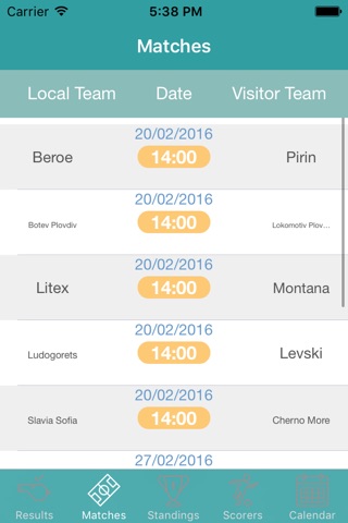 InfoLeague - Information for Bulgarian A League - Matches, Results, Standings and more screenshot 3
