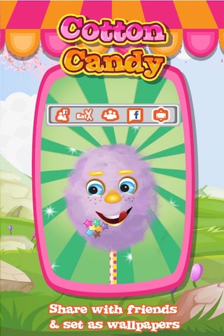 Cookie Cotton Factory Kitchen-Cooking & Baking your own Candies Doh Game for Girls screenshot 2