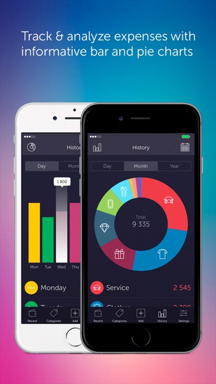 MyExpenses - expense tracker with beautiful widget