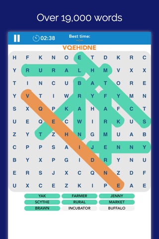 Word Search unlimited free: the amazing, funbrain and hard games screenshot 3