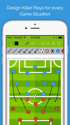 Soccer Blueprint Lite - Clipboard Drawing Tool for Coaches(圖4)-速報App