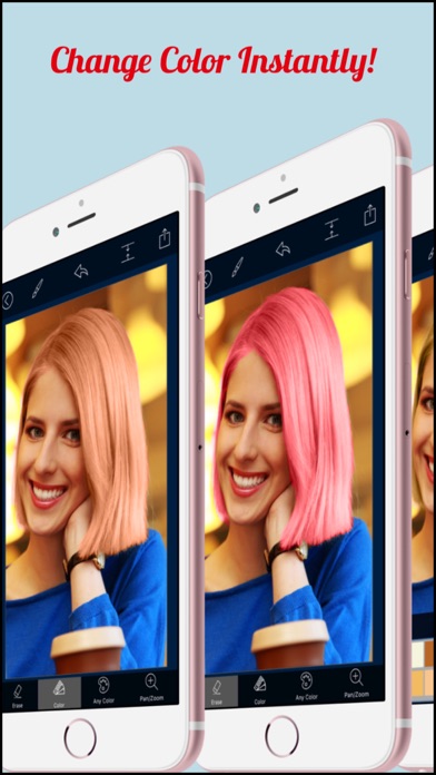 How to cancel & delete Hair Color Changer - Recolor and Splash Effects from iphone & ipad 1