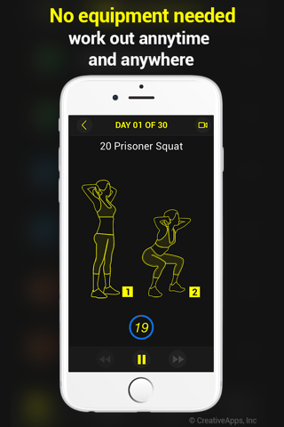 30 Day Squats Trainer screenshot 4