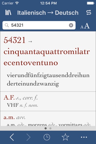 Ultralingua German-Italian screenshot 3