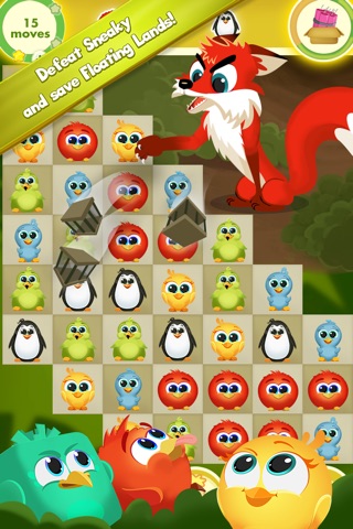 Bird Quest - Match 3 Puzzle Adventure screenshot 4