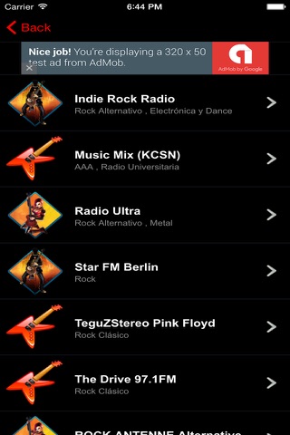 Musica Rock Radio FM screenshot 3