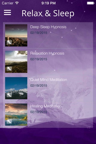 Relax & Sleep Soundly Hypnosis and Meditation screenshot 2