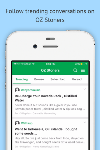 OZ Stoners Cannabis Community - náhled