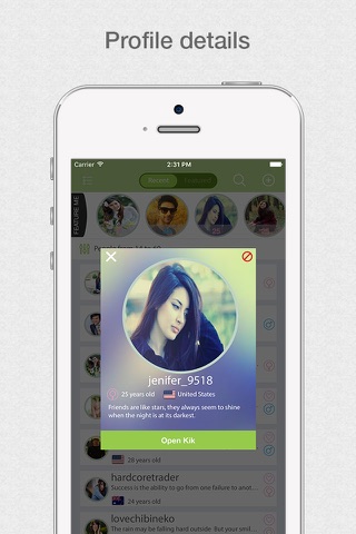 K Usernames PRO - For Kik Messenger screenshot 2