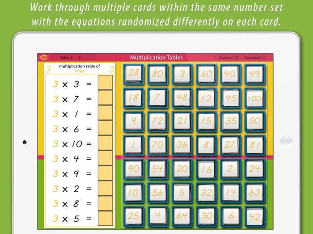 Multiplication Tables LITE - A Montessori Approach to Math(圖3)-速報App