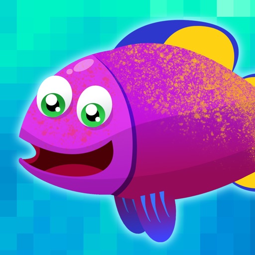 Pink Racer 3D Fish Adventure - FREE - Flippers Dash Jump & Dive Swimming Icon
