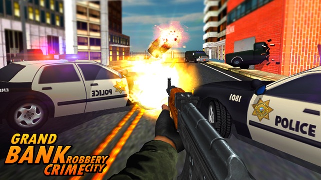 Bank Robbery - crime city police shooting 3D free(圖5)-速報App