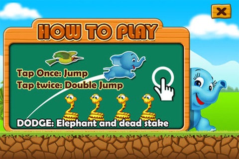 Elephant Running Game - Sweetland screenshot 2