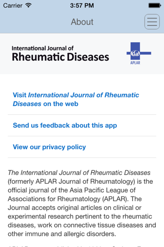 International Journal of Rheumatic Diseases screenshot 2