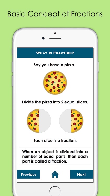 Learning Fraction Concepts | Fraction Quiz