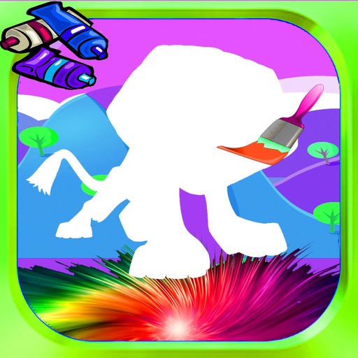 Kids Paint Madagascar Games Edition Icon