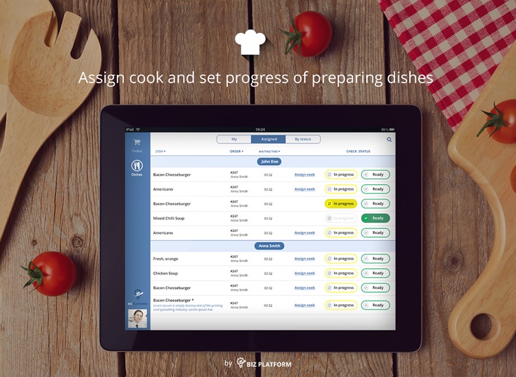 BizPlatform Kitchen Manager