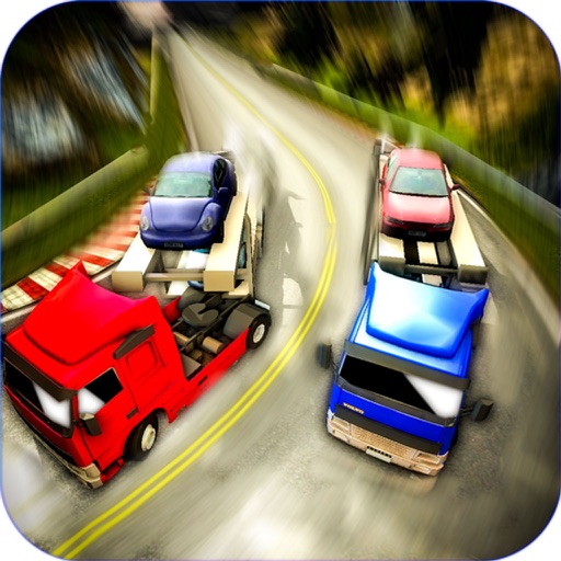 Car Transporter Truck Racing: Be a Fast Lorry Driver in Trucking Simulation Game 2016 Icon