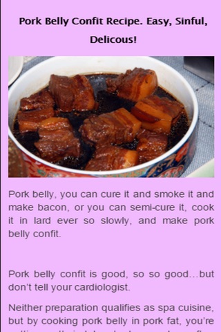 Pork Belly Recipes screenshot 3